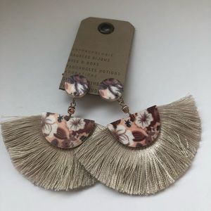 NWT Anthropologie fringe earrings